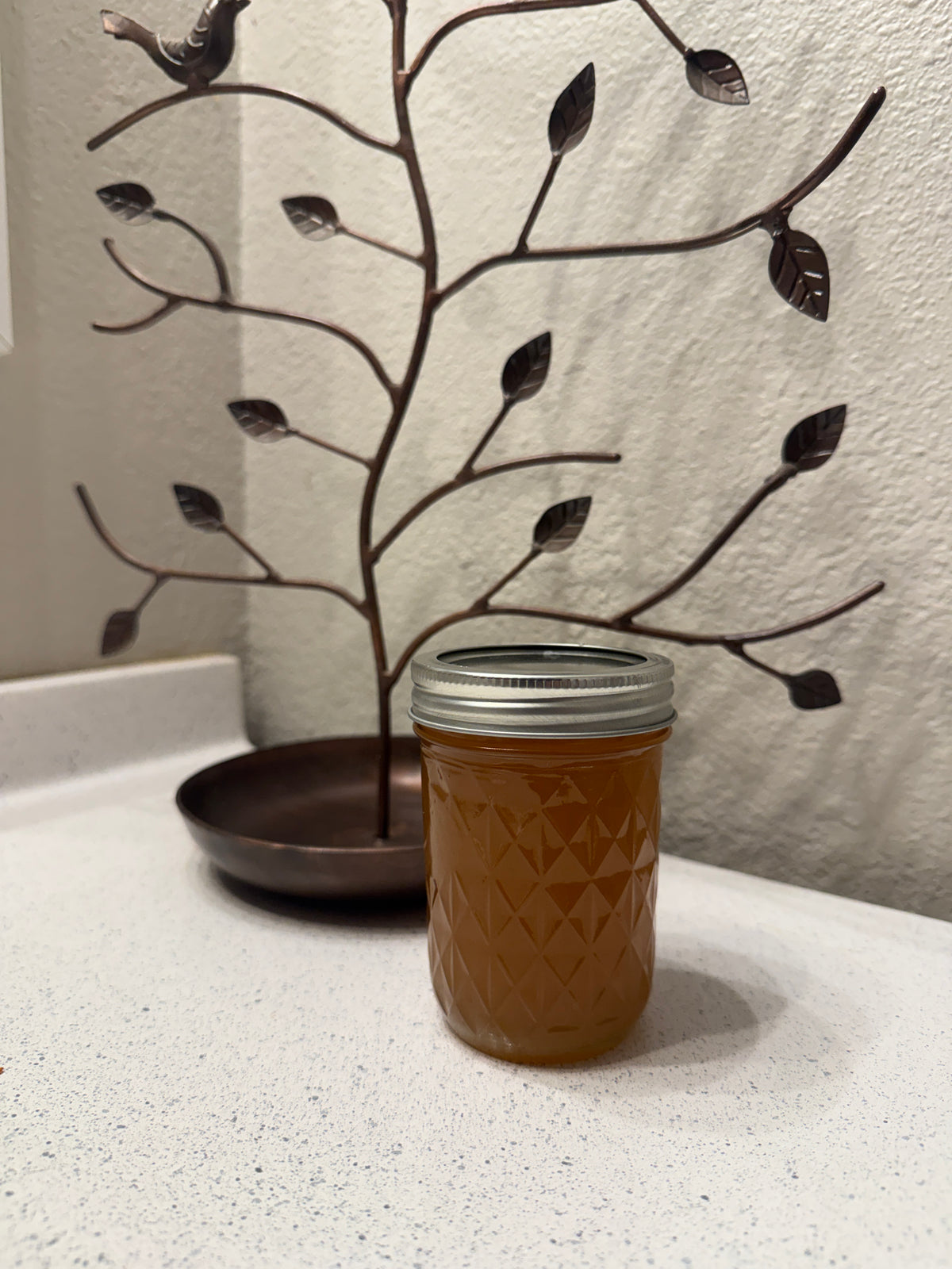 Aaqoura Farms honey jar — Camas, Washington